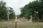 The trail passes some really old buildings.