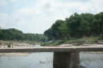 The bridge at Tejas Park is the Westernmost point on the hike.