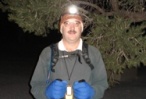 Charlie at the South Kaibab trailhead at the start of his hike