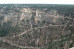 The last long switchbacks before the trailhead.