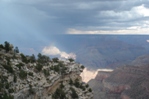 After a storm cleared, we saw a great rainbow.