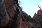 A small waterfall above Lower Emerald Pool.