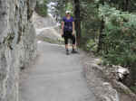 On the trail to Timpanogos Cave