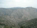 Looking North towards "The Bowl" from the Guadalupe Peak trail