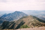 Looking South from Mount Franklin across Smugglers' Pass