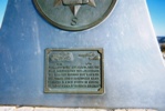 The inscription on the monument on Guadalupe Peak