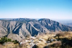 Looking North towards the Bowl and McKittrick Canyon from Guadalupe Peak