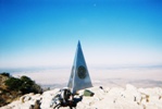 Looking West from Guadalupe Peak over the Salt Flats