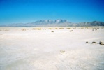 Guadalpue Peak and El Capitan from the Salt Flats