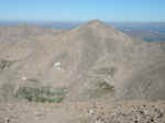 Quandary Peak from the summit of Mount Bross