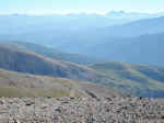 The Mount Bross trail viewed from the summit