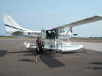 We flew in a seaplane from Houghton, Michigan to Isle Royale National Park