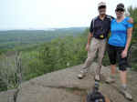 On the summit of Mount Franklin