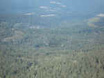 Mountain lakes seen from the summit