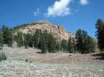 Brokeoff Mountain viewed from the trail