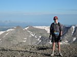 Charlie on the summit of Mount Lincoln (14,286')