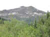 Mount Democrat seen from the dirt road to the Kite Lake trailhead