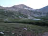 From the trailhead you can see Mount Democrat and the saddle than connects it to Mount Lincoln