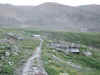 The trail passes through some abandoned mines