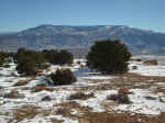 Looking North-East towards the Grand Mesa, the largest flat-topped mountain in the world