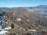 Good view of the trail from just below the summit