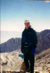 Charlie on the summit ridge.