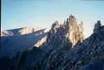 Parts of the summit ridge are very steep.