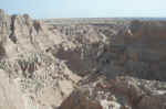 View from the Window trail in Badlands National Park