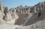 The Notch trail in Badlands National Park