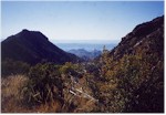 Looking South into Mexico from high in Juniper Canyon