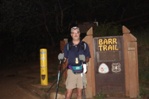 Charlie at the trailhead at 1.15am