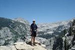 Looking East to the high country from the Heather Lake trail