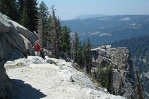 On the Heather Lake trail at 9,500'