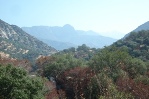 Moro Rock and Middle Fork Canyon from the end of the Generals Highway