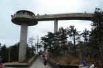 The lookout on Clingmans Dome.