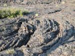 Pahoehoe lava