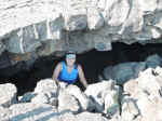 Into one of the Buffalo Caves