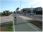 Bike riding in Benicasim