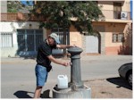 Getting water from a spring