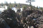 Lava flow at Sunset Crater.