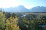 The Snake River, in Jackson Hole valley.