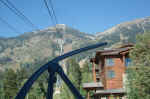 We rode the aerial tramway from Teton Village up to the summit of Rendezvous Mountain.