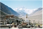 The Rongbuk monastery at 16,500'