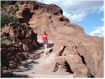 Hiking into Canyon de Chelly