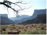 View from the bottom of Upheaval Canyon, Canyonlands National Park