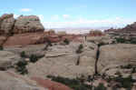 The Joint Trail follows a narrow fissure in the rocks