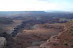 Looking down into Lathrop Canyon from the canyon rim