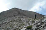 Charlie met a hiker called Keith, also a big fan of Big Bend, and they climbed the summit ridge together