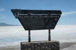 Bonneville Salt Flats in Western Utah