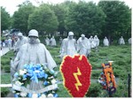 The Korean War Veterans' memorial